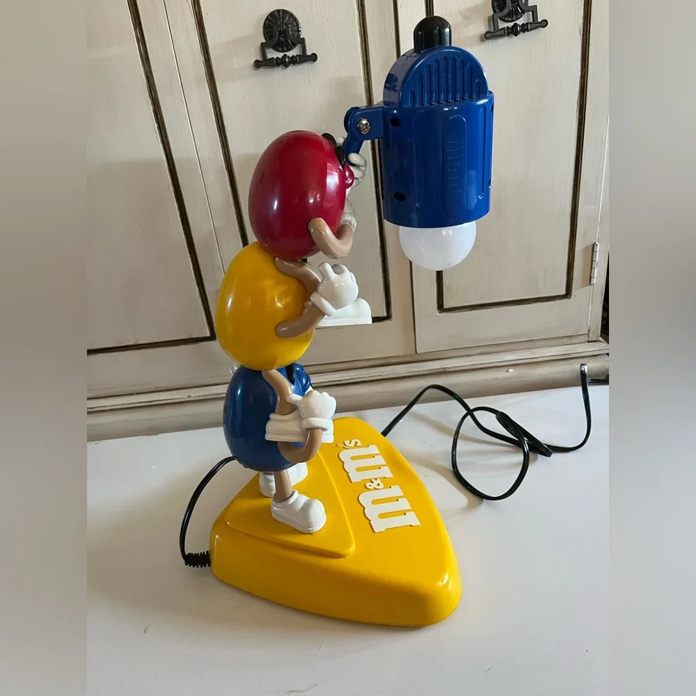 Vintage Stacking M&M’s table lamp collectible rare adjustable lamp